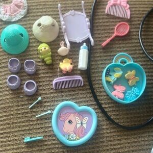 My Little Pony Kids Accessories Set - Blue and Pink includes everything in pic!